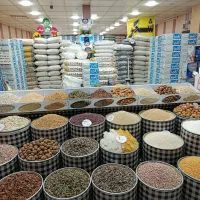 نخود کالا برگ لوبیا عدس چیتی لپه روغن سویا عنبربو