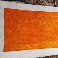 لحاف پشمی مخمل نارنجی