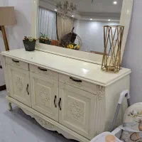 آیینه و کنسول|بوفه، ویترین، کنسول|اسلامشهر, شهرک واوان|دیوار