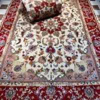 فرش دستباف جفت ۶متری کرم کاشمر نو آکبند دستبافت|فرش|تهران, مولوی|دیوار