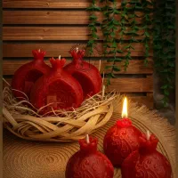 شمع های یلدایی|صنایع دستی و سایر لوازم تزئینی|بندرعباس, |دیوار