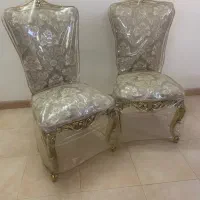 دو عدد صندلی نو استیل