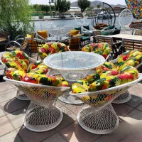 صندلی مبلمان کافه رستورانی باغی باربیکیو مدل بامبو|میز و صندلی غذاخوری|کرج, عظیمیه|دیوار