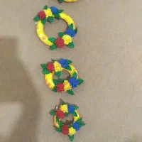 حلقههای نمدی زیبا|صنایع دستی و سایر لوازم تزئینی|کازرون, |دیوار