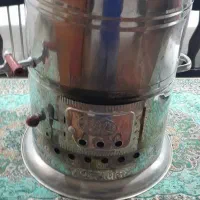 سماور زغالی استیل در حد نو