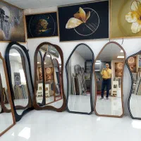 آینه های قدی پینترسی و تابلوهای تزیینی|آینه|گنبد کاووس, |دیوار