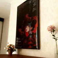 پوستر انیمه،مذهبی‌و خانوادگی با شاسی‌ولعاب شیشه ای
