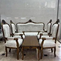 مبل سلطنتی نه نفره طرح آلمانی چوب راش