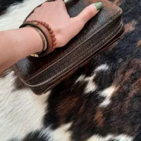 کیف دستی مدارک ساخته شده با چرم طبیعی|کیف، کفش، کمربند|رشت, خرسندی|دیوار