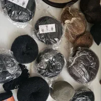 وسایل شنیون مو همراه با مو