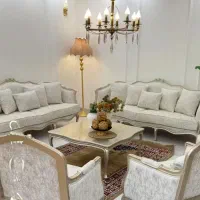 مبل سه گل فرانسوی با پارچه پتینه ضدلک/خرید اقساطی/|مبلمان خانگی و میز عسلی|اردبیل, |دیوار
