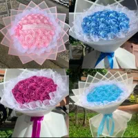 گل رز ربانی دست گل باکس گل|گل مصنوعی|اصفهان, شهرک کاوه|دیوار