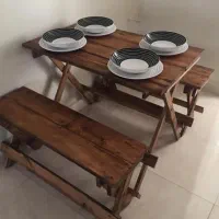 چمدانی چوبی|میز و صندلی غذاخوری|بندر ماهشهر, |دیوار