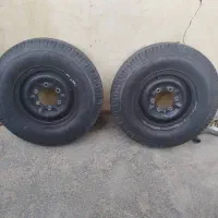 دو حلقه رینگ و لاستیک