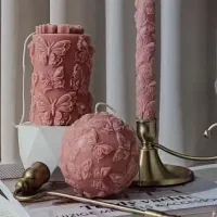 دو عدد قالب سیلیکونی شمع|صنایع دستی و سایر لوازم تزئینی|قم, کلهری|دیوار