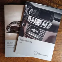 دو جلد کتابچه راهنمای مرسدس ئی کلاس|کتاب و مجله آموزشی|تهران, نازی‌آباد|دیوار
