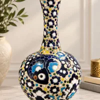 گلدان میناکاری دست ساز