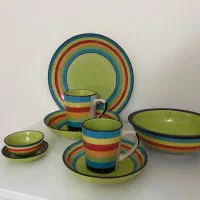 ظروف سرامیکی رنگین کمان