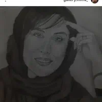 نقاشی سیاه سفید|تابلو، نقاشی، عکس|اهواز, شهرک دانشگاه|دیوار