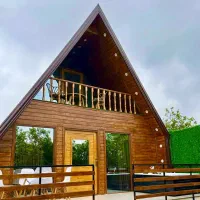 کلبه سوییسی جکوزی دار کنار رودخانه بابلکنار لفور