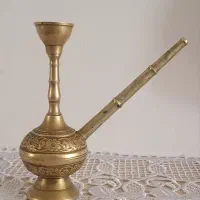 قلیان عتیقه برنجی