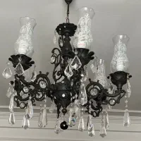 فروش دو عدد لوستر طرح برنز