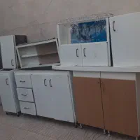 دست کامل کابینت فلزی سالم|مصالح و تجهیزات ساختمان|اسفرورین, |دیوار