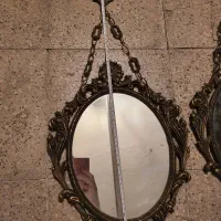 جفت آینه برنج برنز آنتیک قدیمی|کلکسیون اشیاء عتیقه|تهران, تجریش|دیوار