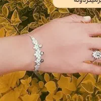 دستبندنقره وزن۴گرم وخورده ایی