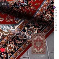 فرش دستبافت گونه طرح هریس لاکی