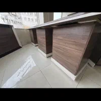 میز و صندلی مدیریت و ارباب رجوع کامل با یخچال|دفتر کار|اهواز, فرهنگ شهر|دیوار