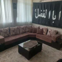 مبل ال ۷ نفره پارچه تازه تعویض شده