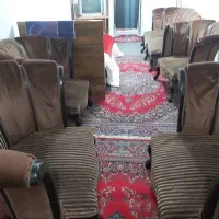 مبل ۷ نفره چوبی|مبلمان خانگی و میز عسلی|رشت, گلباغ نماز|دیوار
