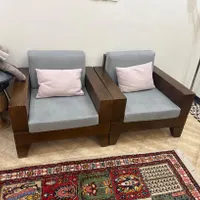 مبلمان نیم ست تمام چوب با فوم و روکش های نو|مبلمان خانگی و میز عسلی|تهران, نارمک جنوبی|دیوار
