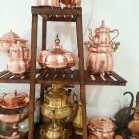 ظرف مسی زیبا