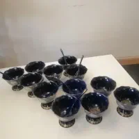 12عددبستنی خوری چینی باقاشق