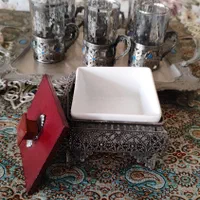 فروش سرویس پیوتر و جا قاشقی پیوتر و نایسر دایسر|ظروف سرو و پذیرایی|کرمان, |دیوار