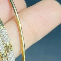 النگو طلا اینه ای سایز یک س ی ن م