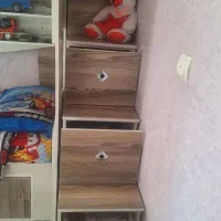تخت دو طبقه با کمد