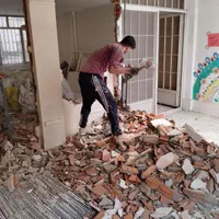 گچکار گچ کاری تخریب شومینه  کناف کاری