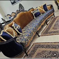 مدل لئو ایتالیایی ، پذیرایی ۹ نفره با میزها