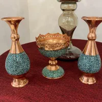 ظروف مس فیروزه کوبی