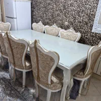 میز نهارخوری 8 نفره|میز و صندلی غذاخوری|تهران, قنات‌کوثر|دیوار