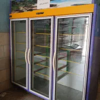 فریزر و یخچال و قفسه مغازه