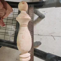 ستون خراطی آباژور و لوستر چوبی وسط سوراخ|لوستر و چراغ آویز|تهران, بهارستان|دیوار
