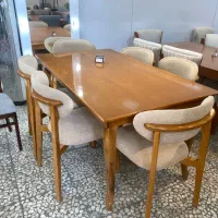 میز نهار خوری چستر شیش نفره فروش ویژه|میز و صندلی غذاخوری|اصفهان, رهنان|دیوار