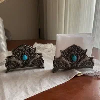 جا دستمالی سیلور ۲ عدد|ظروف سرو و پذیرایی|تهران, امام زاده عبدالله|دیوار