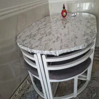 میز کم جا شش نفره باغملک
