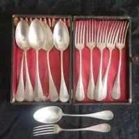 قاشق چنگال قدیمی اصل فرانسه