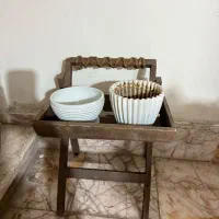 گلدون سفالی و پلاستیکی